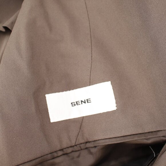 Sene Sport Coat Mens 50 FlexTech Single Breasted Two Button Double Vented olive - Picture 12 of 13